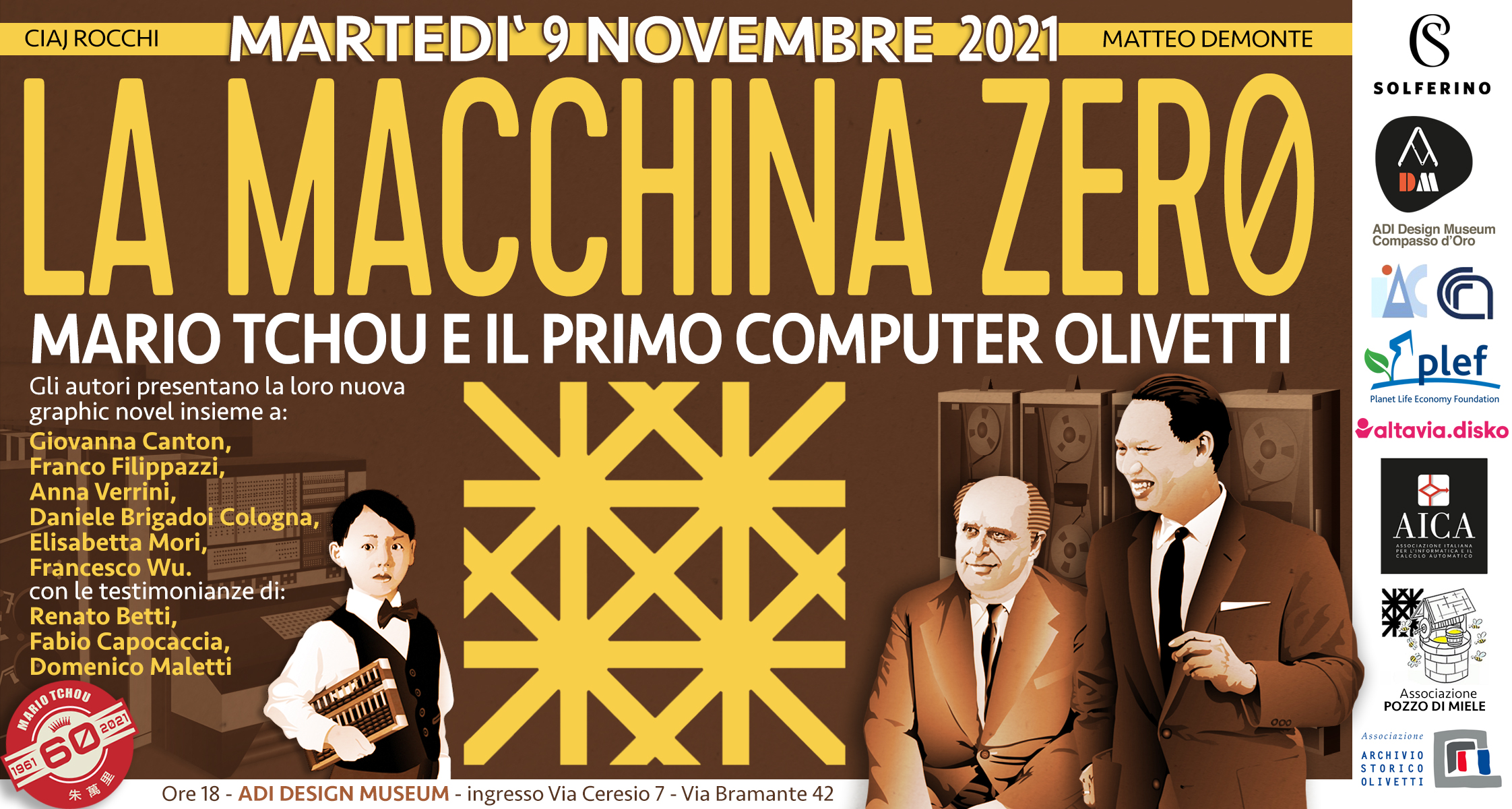 PLEF - La macchina Zero: Mario Tchou e il primo computer Olivetti
