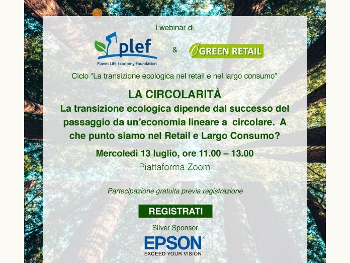 PLEF - Green Retail Webinar  - La Circolarità