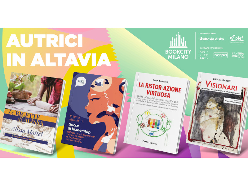 PLEF - BookCity Milano - In Altavia 4 incontri con 4 autrici PLEF