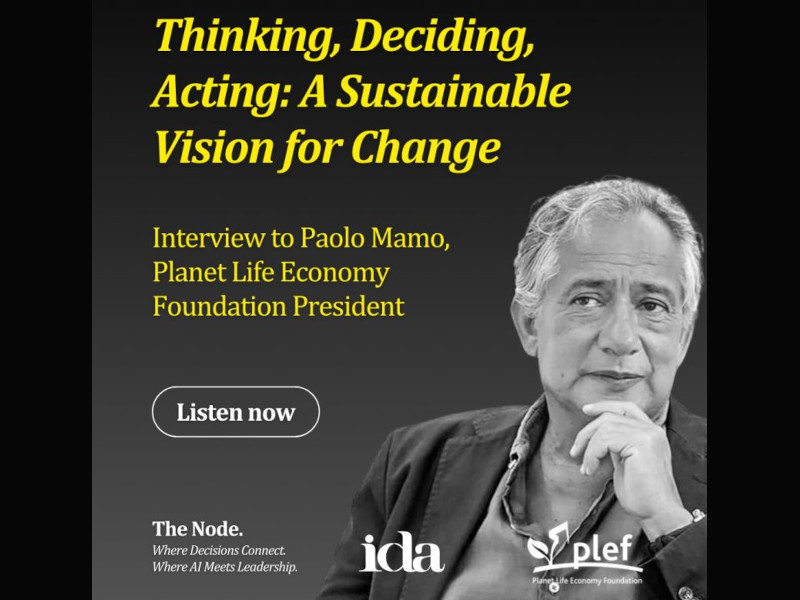 PLEF - Sostenibilità, intuizione e leadership consapevole: l'intervista di The Node Podcast al Presidente PLEF