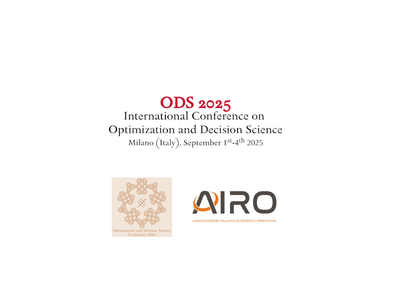 PLEF - ODS 2025 - Conferenza internazionale sull'Ottimizzazione e la Scienza delle Decisioni