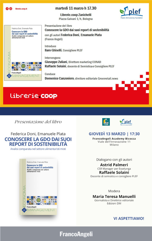 PLEF - Conoscere la GDO dai suoi report di sostenibilità. Presentazione del nuovo libro curato da PLEF